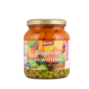 Doperwten en wortelen
